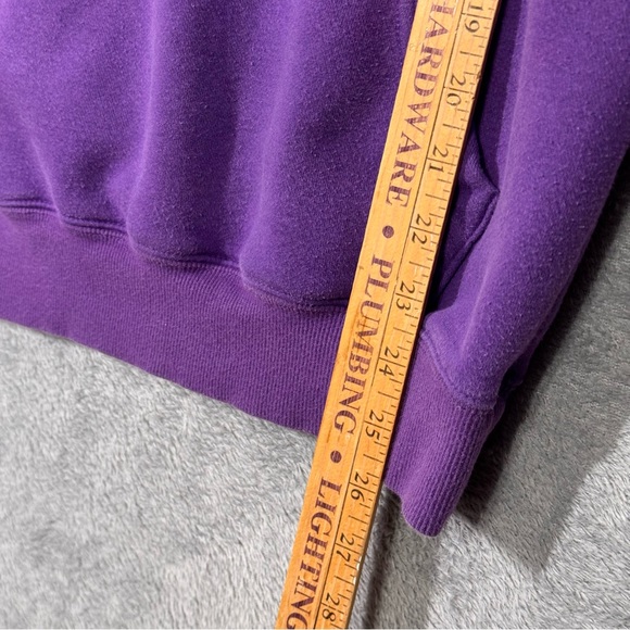 Dutch Bros Coffee Radiate Kindness Purple Hoodie Small Pullover Sweatshirt Comfy - Picture 12 of 15